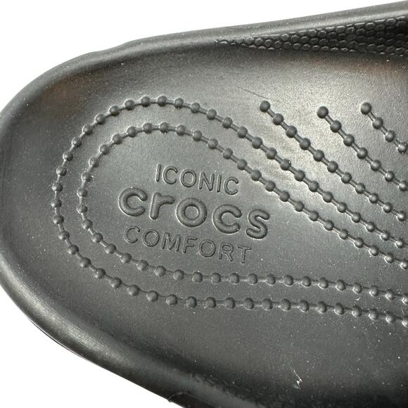 Crocs Siren Studded Platform Heel Clog Unisex Mens Sz 10 Women Sz 12 Chunky Goth - Picture 10 of 14